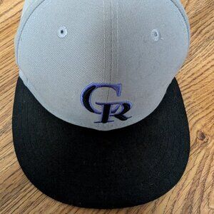Colorado Rockies Fitted Hat, Size 7 1/8